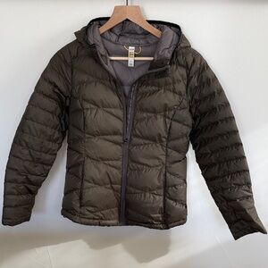 Dark Olive Women’s Lolë Lole Puffer Jacket Size Small